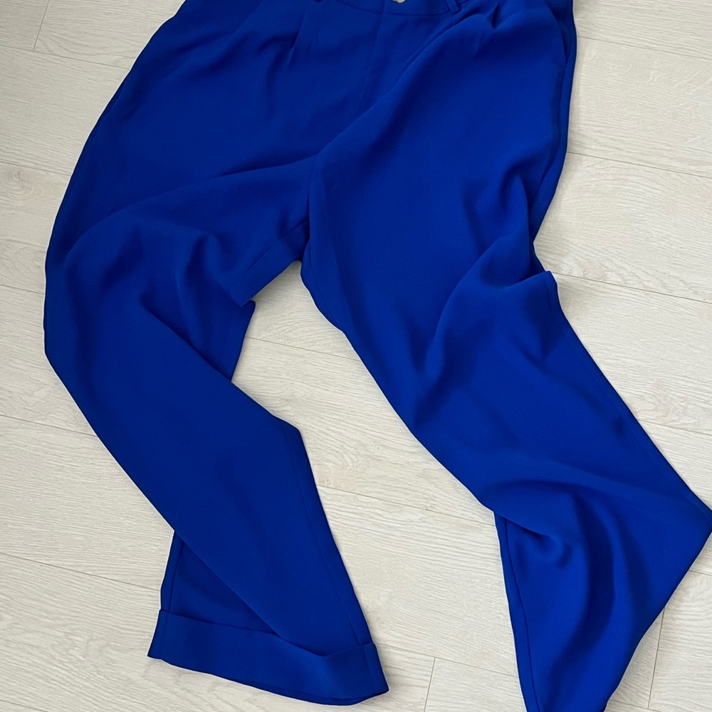 Vibrant Blue Trousers